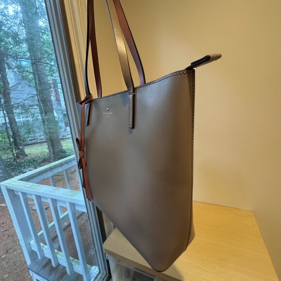 🌹 Kate Spade Lawton Way Rose Tote Bag | Smooth Leather | Great Condition - Picture 6 of 14